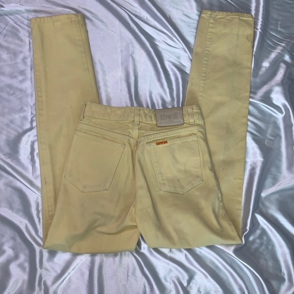 ๐ Vintage Yellow Edwin Jeans ๐ - Picture 2 of 6